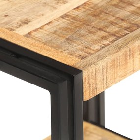 vidaXL Τραπεζάκι Βοηθητικό 40 x 30 x 40 εκ. Ακατέργαστο Ξύλο Μάνγκο