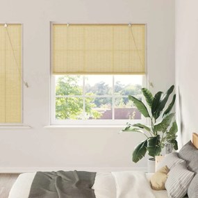 vidaXL Ρολά και Σκίες Παραθύρων Φυσικό 150 x 160 cm Μπαμπού
