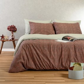Σετ Σεντόνια Βαμβακερά Μονά Με Λάστιχο 100x200+32εκ. Luca Bordeaux Ultra Line Melinen 20005440