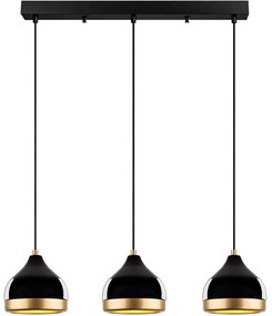 Φωτιστικό Οροφής - Ράγα Yildo 892OPV2133 67x17x111cm 3xE27 40W Black Opviq