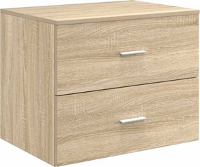 vidaXL Σετ Επίπλων Μπάνιου 5 pcs Sonoma Δρυς