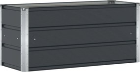 vidaXL Γλάστρα Ανθρακί 100 x 40 x 45 cm Ατσάλι