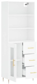 vidaXL Ντουλάπι Λευκό 69,5x34x180 εκ. από Επεξεργασμένο Ξύλο