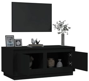 vidaXL Τραπεζάκι Σαλονιού Μαύρο 102x50x44 εκ. από Επεξεργασμένο Ξύλο