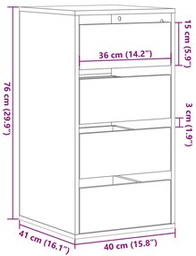 ΣΥΡΤΑΡΙΕΡΑ ΓΩΝΙΑΚΗ ΌΨΗ ΠΑΛΑΙΟΥ ΞΥΛΟΥ 40X41X76 ΕΚ. ΕΠΕΞΕΡΓ. ΞΥΛΟ 852868