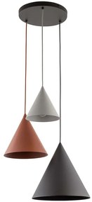 Φωτιστικό Οροφής Cono 6633 50x50x160cm 3xE27 15W Multi TK Lighting