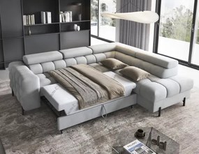 Γωνιακός καναπές Ferucce-Gkri-Δεξιά - 276.00Χ200.00Χ93.00cm