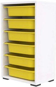 Συρταριέρα Παιδική Bronz 768ESL1118 45,5x30x83cm White-Yellow