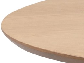 Τραπέζι Oakland 385, Δρυς, Μαύρο, 76cm, 17 kg, Ινοσανίδες μέσης πυκνότητας, Φυσικό ξύλο καπλαμά, Ξύλο, Ξύλο: Καουτσούκ | Epipla1.gr