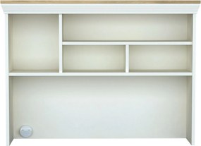 Σύνθεση Γραφείου Κρεμ / Δρυς GIBE 117.6x27.3x86.7