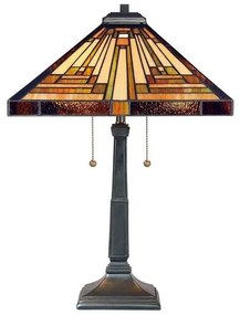 Επιτραπέζιο Φωτιστικό 2xE27 Μπρονζέ Tiffany Stephen QZ-STEPHEN-TL Elstead Lighting QZ-STEPHEN-TL Μπρονζέ