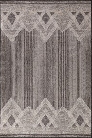 Χαλί Ψάθα Kaiko 50006 X Light Grey-Dark Grey Royal Carpet 160X230cm