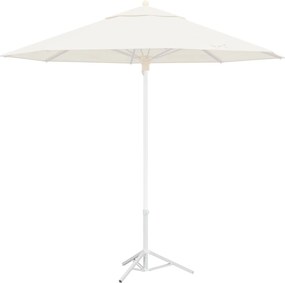vidaXL Βάση Ομπρέλας Λευκό Ατσάλι for 25-32 χιλιοστά Pole