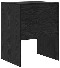 vidaXL Γραφείο Μαύρη δρυς 60 x 50 x 76 εκ. Επεξεργασμένο ξύλο