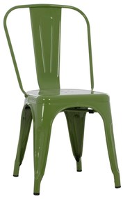 Καρέκλα Μεταλλική Melita-Pro Light Olive Green 44x47x84,5Υ εκ. 44x47x84.5 εκ.