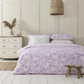 Σεντόνια Beta Με Λάστιχο (Σετ 4τμχ) Lila Nima Queen Size 160x232cm 100% Βαμβάκι