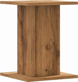 vidaXL Βάσεις Φυτών 2 τεμ. Αρτισιανή Δρυς 30x30x40 εκ. Επεξ. Ξύλο