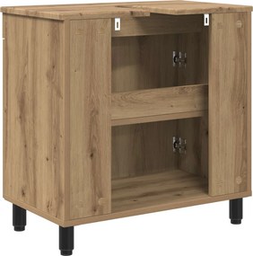 vidaXL Έπιπλο μπάνιου Artisan Δρυς 60 x 35 x 60 εκ. Επεξεργασμένο Ξύλο