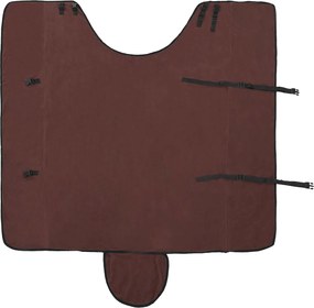vidaXL Σαμάρι Ίππου Πλήρης Σκούρος Καφέ 145 cm Πολυεστέρας