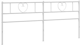 vidaXL Ανταλλακτικό κεφαλάρι Λευκό 193 εκ. Μεταλλικό