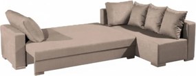 Γωνιακός καναπές Trendy-Αριστερή-285φ 185β εκ.-Μπεζ