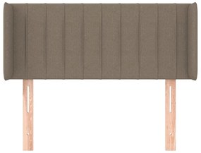 vidaXL Κεφαλάρι με Πτερύγια Taupe 103x16x78/88 εκ. Υφασμάτινο