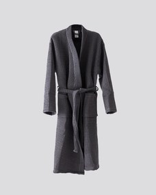 Unisex Ανθρακί Βαμβακερό Πικέ Μπουρνούζι Arena X Large Ανθρακί