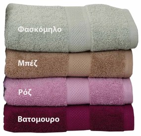 Πετσέτα Πενιέ Luxor Μπέζ Viopros Body 70x140cm 100% Cotton