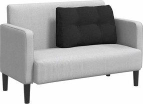 vidaXL Μαξιλάρι Πλάτης Μαύρο 80 x 24 x 50 εκ ύφασμα