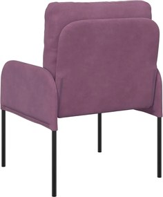 vidaXL Καναπέδες με μαξιλάρι 55cm Μοβ Κόντρα πλακέ