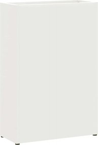 vidaXL Σχέδιο &amp; βάση αποθήκευσης Λευκό 28 x 12 x 41 εκ Ατσάλι