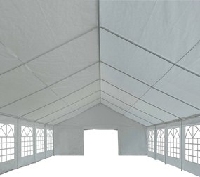vidaXL Ύφασμα σκηνής χωρίς σκελετό Γκρι 10 x 5 m PE