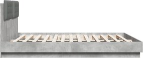 vidaXL Πλαίσιο Κρεβατιού με Κεφαλάρι και LED 180 x 200 εκ.