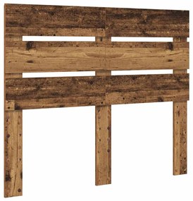 vidaXL Κεφαλάρι Παλιό ξύλο 135 cm Επεξεργασμένο ξύλο