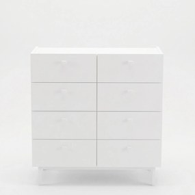 Συρταριέρα Λευκό FLUBEPA 89.4x41.8x93.1