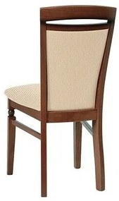 Καρέκλα Boston A109, Καρυδί, Ανοιχτό καφέ, 94x46x55cm, 7 kg, Ταπισερί, Ξύλινα | Epipla1.gr