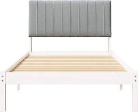 vidaXL Σκελετός Κρεβατιού Λευκό 100 x 200 cm Στερεά ξυλεία πεύκου