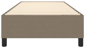 ΠΛΑΙΣΙΟ ΚΡΕΒΑΤΙΟΥ BOXSPRING TAUPE 80 X 200 ΕΚ. ΥΦΑΣΜΑΤΙΝΟ 3120818