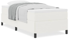 vidaXL Σκελετός Κρεβατιού Κρεμ 100 x 200 cm Βελούδο