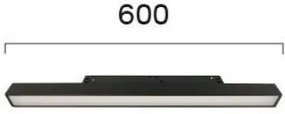 Γραμμικό φωτιστικό οροφής Viokef Magnetic-Μήκος: 90 εκ.