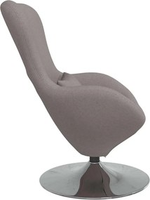 vidaXL Κάθισμα-αυγό Taupe 63 x 73 x 90 εκ ύφασμα