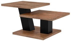 Τραπεζάκι Σαλονιού Grom Fylliana Flagstaff - Μαύρο 65x65x40 εκ. 65x65x40 εκ.