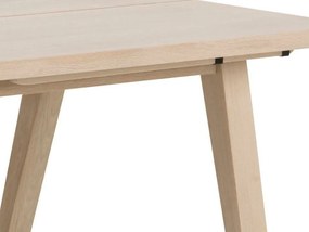 Τραπέζι Oakland C103, Ελαφριά δρυς, 75x95x200cm, 61 kg, Φυσικό ξύλο καπλαμά, Πλαστικοποιημένη μοριοσανίδα, Πλαστικοποιημένη μοριοσανίδα, Ξύλο