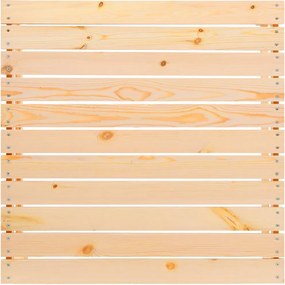 vidaXL Υποπόδιο Κήπου Μασίφ Ξύλο Πεύκου με Μαξιλάρια