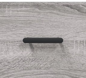 Ντουλάπα Γκρι Sonoma 69,5 x 31 x 115 εκ. από Επεξεργασμένο Ξύλο - Γκρι