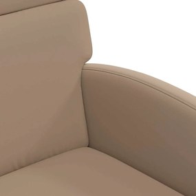 vidaXL Καρέκλες Φαγητού με Ρόδες 2 pcs Καπουτσίνο 58 x 65 x 98 εκ.