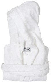 Μπουρνούζι Ενηλίκων Βαμβακερό Medium Casual 5900 Artic Λευκό Das Home
