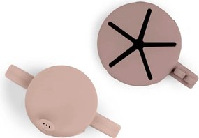 Σετ εκπαιδευτικό/snack ποτηράκι Done By Deer Deer friends Blue 2τμχ