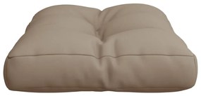 vidaXL Μαξιλάρι Παλέτας Taupe 60 x 40 x 12 εκ. Υφασμάτινο