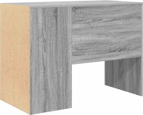 vidaXL Γραφείο Γκρίζο Σονομα 102 x 50 x 75 cm Επεξεργασμένο Ξύλο